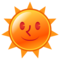 Sun With Face emoji on Emojidex